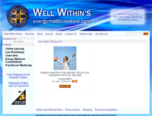 Tablet Screenshot of energymedicinestore.com